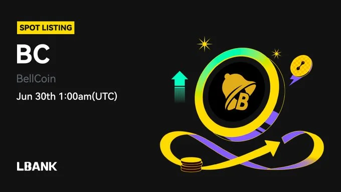 Bellcoin $Bc Listing On Lbank Exchange June 30, 2025