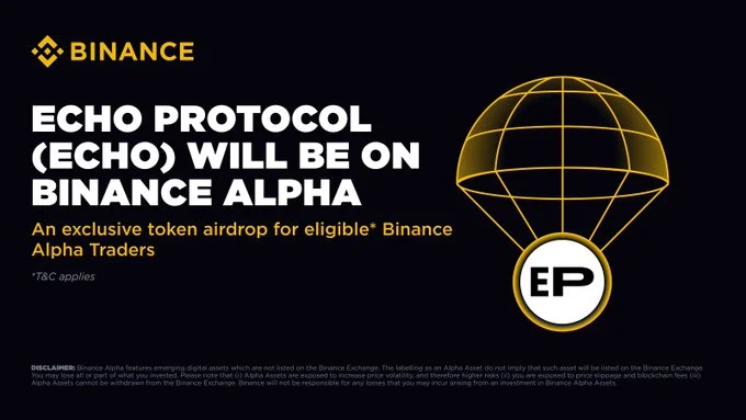 Echo Protocol $Echo Lands On Binance July 2, 2025
