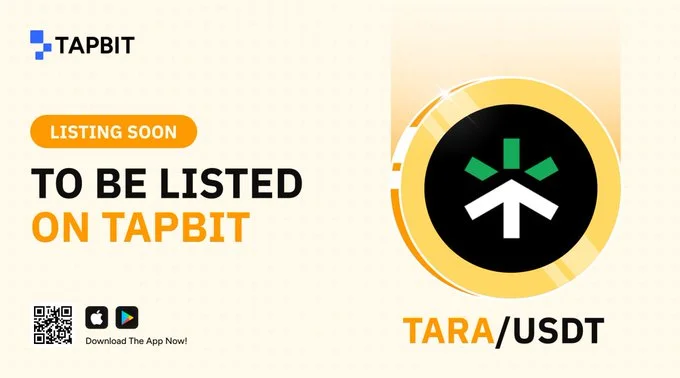 Taraxa $Tara Joins Tapbit Exchange On July 2, 2025