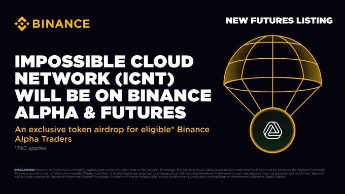 Get Ready: $Icnt Launches On Binance July 3, 2025