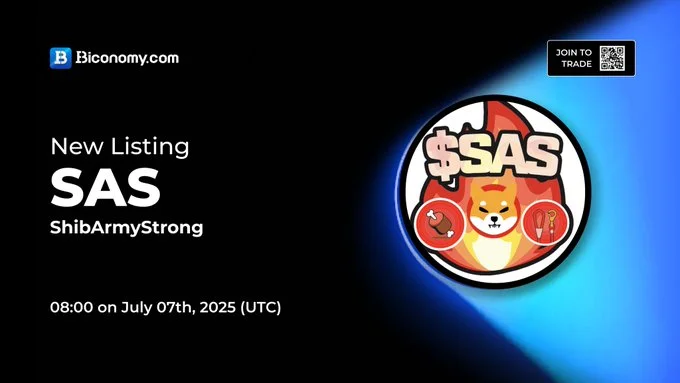 $Sas Launch: Biconomy Exchange Listing On July 7, 2025