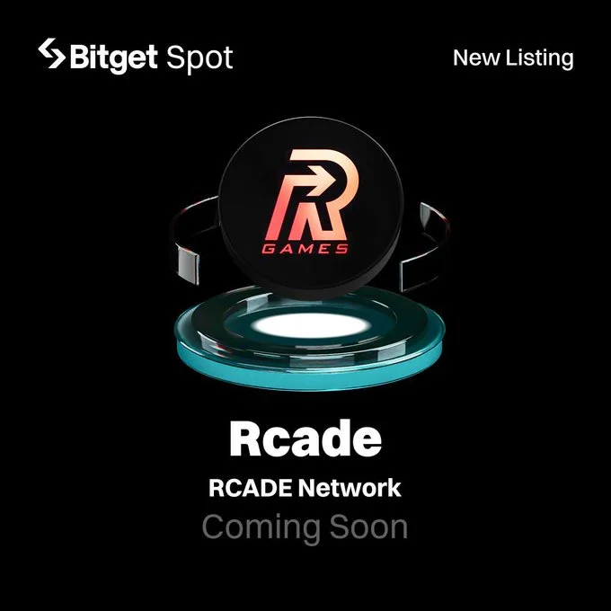 Rcade Network $Rcade Launching On Bitget Exchange July 9, 2025