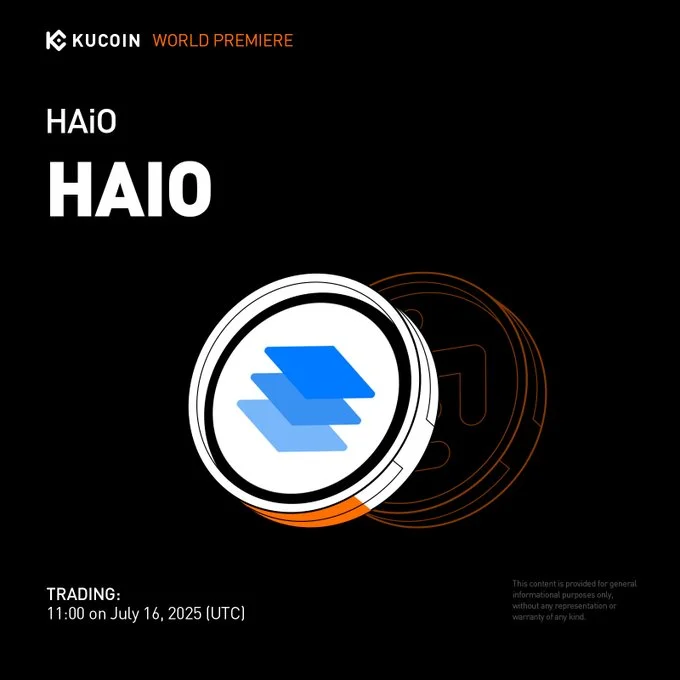 Haio $Haio Launching On Kucoin July 16, 2025 At 11:00 Utc