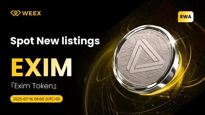 Exim Token $Exim Launches On Weex Exchange July 16, 2025-Bitrabo Exim Token $Exim Launches On Weex Exchange July 16, 2025