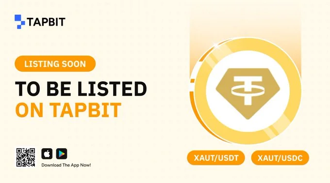 Tether Gold $Xaut Launching On Tapbit Exchange July 22, 2025