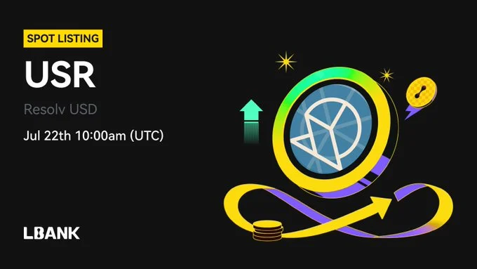 Resolv Usd $Usr Debuts On Lbank Exchange July 22, 2025