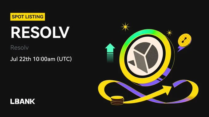 $Resolv Launches On Lbank Exchange July 22, 2025!