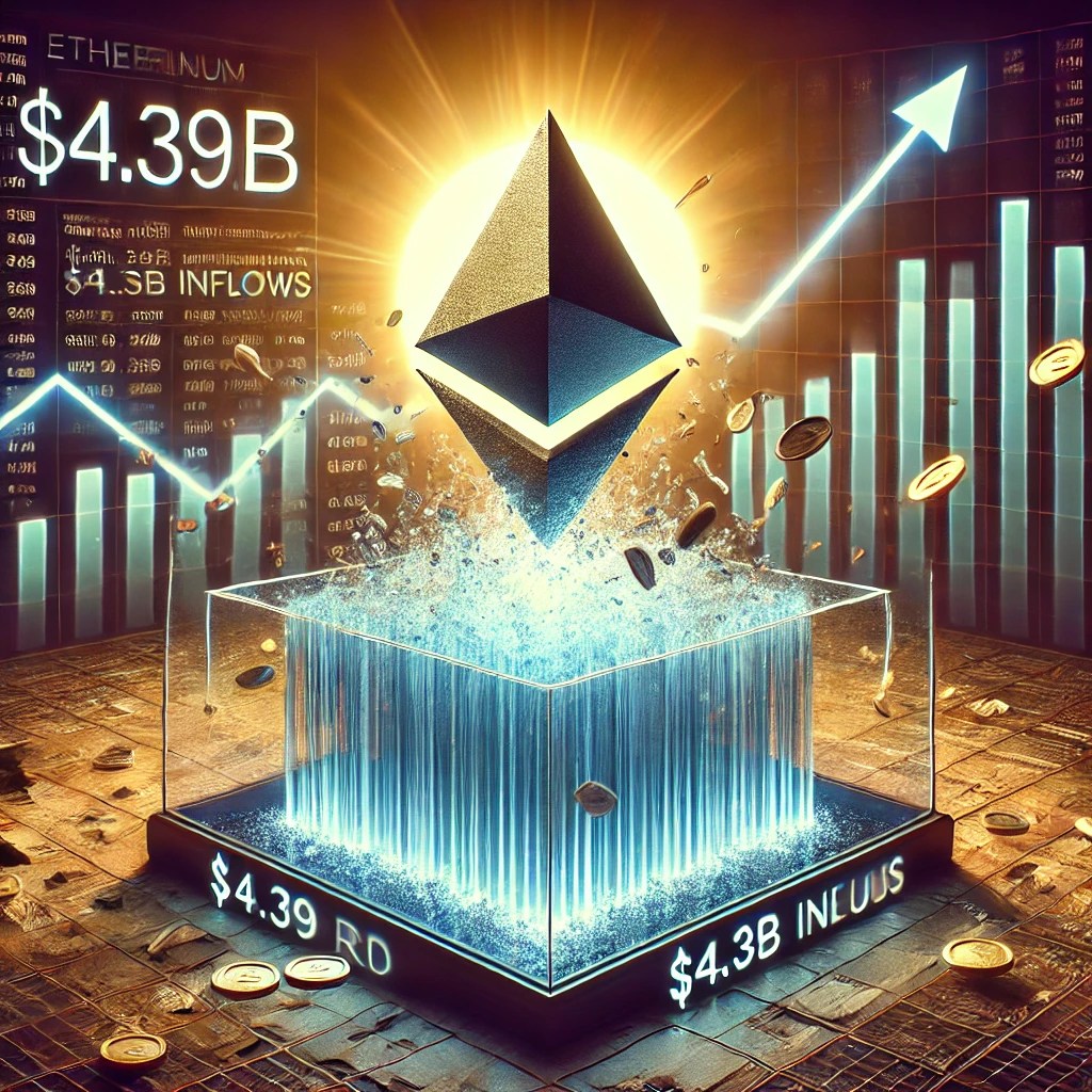 Ethereum Surges As Crypto Funds Experience $4.39B Inflows