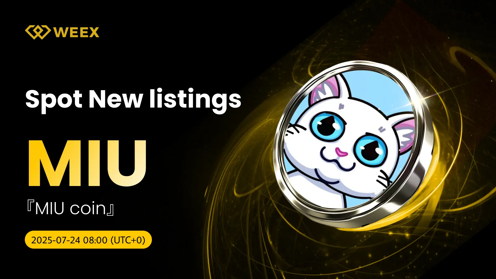 Miu Coin Launches On Weex Exchange July 24, 2025