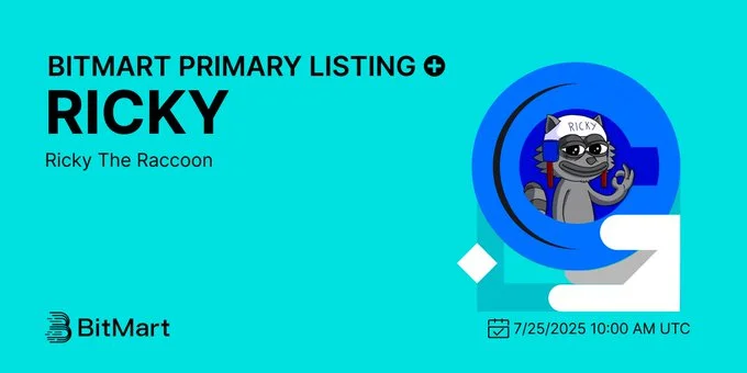 Ricky The Raccoon $Ricky Hits Bitmart On July 25 At 10 Am Utc-Bitrabo Ricky The Raccoon $Ricky Hits Bitmart On July 25 At 10 Am Utc