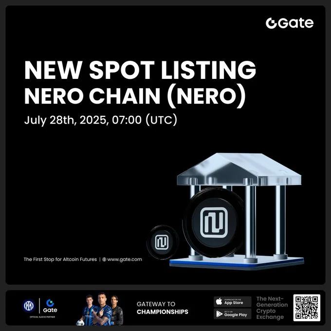 Nero Chain Launches On Gate.io: Nero/Usdt Goes Live Soon