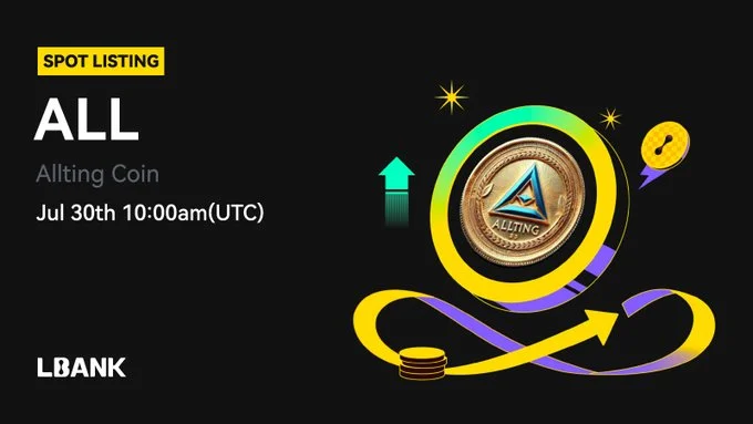Allting Coin ($All) Debuts On Lbank Exchange July 30, 2025