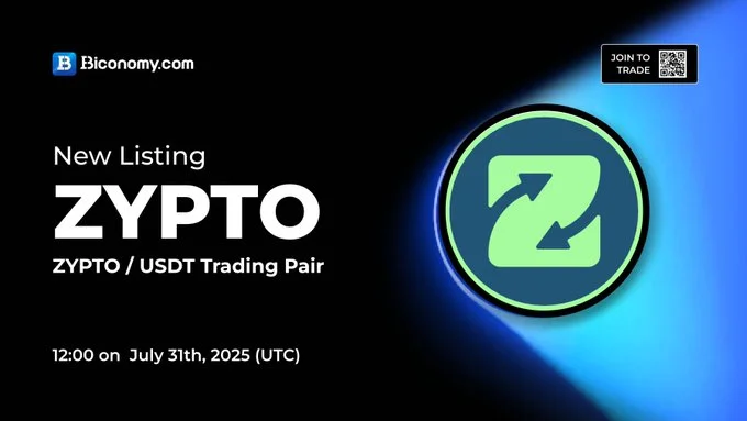 Zypto Token $Zypto Launching On Biconomy July 31, 2025
