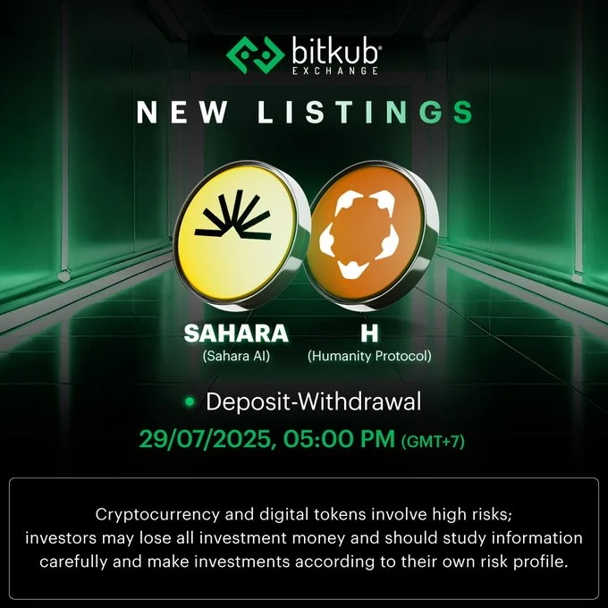 Humanity Protocol $H Hits Bitkub Exchange On July 31