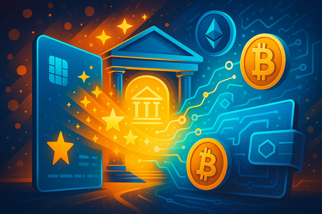 Crypto Integrates With Banking: Points To Wallets Unveiled