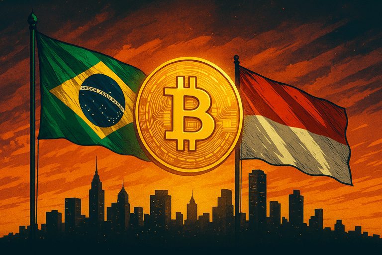 Indonesia Considers Bitcoin Reserves As Brazil Joins Crypto Talks
