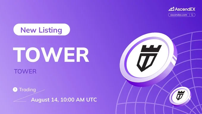 Tower Debuts On Ascendex: Don’T Miss The Launch On August 14