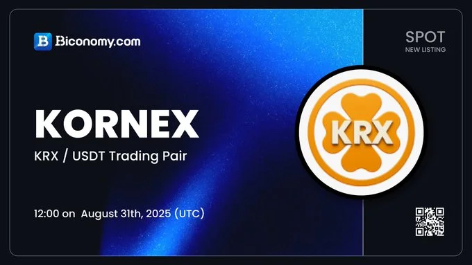 Kornex $Krx Launches On Biconomy Exchange August 31, 2025