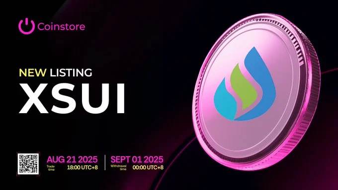 Suinium $Xsui Listing On Coinstore: Don’t Miss It On August 21!