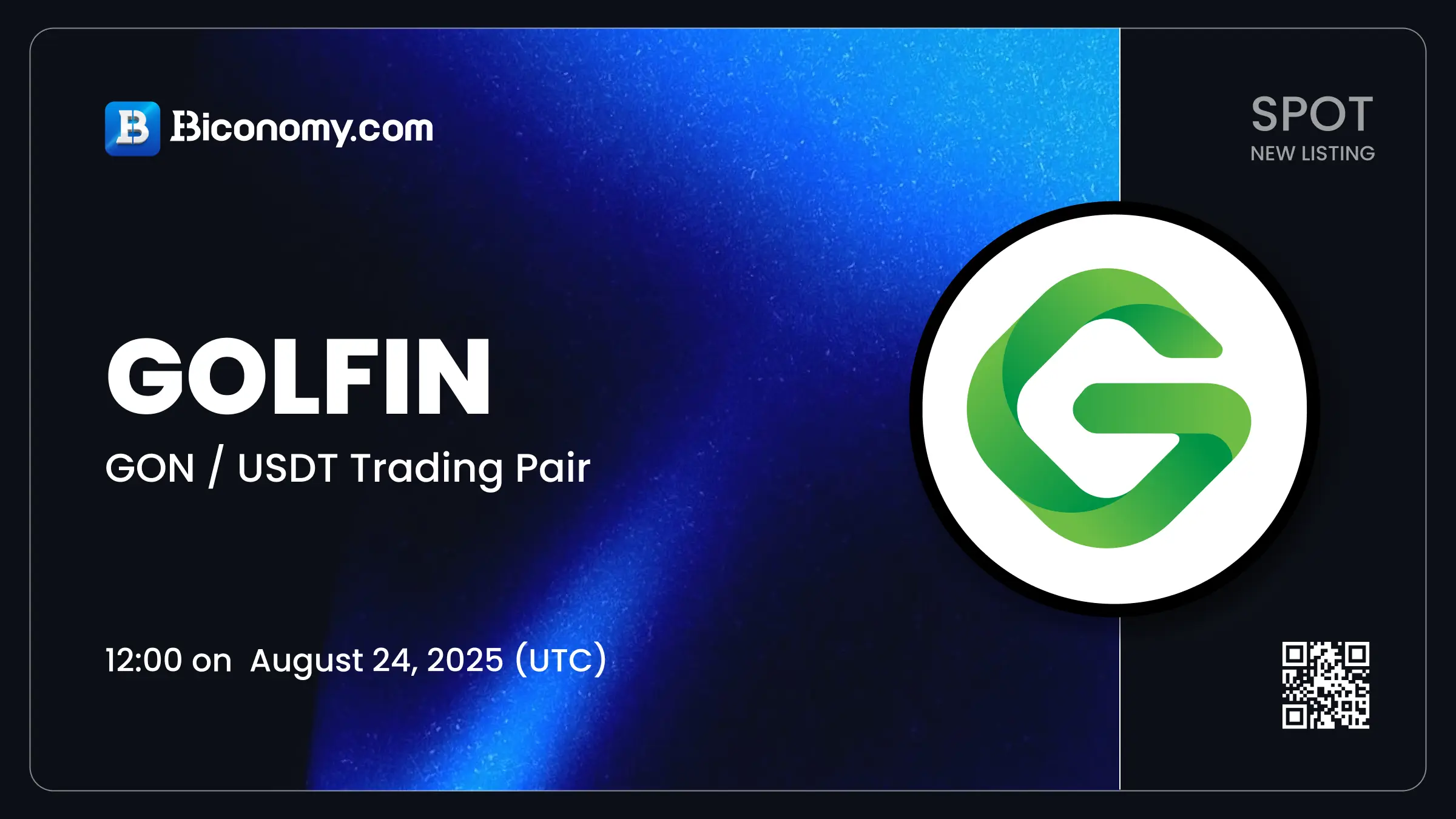 Golfin $Gon Launching On Biconomy Exchange August 24, 2025