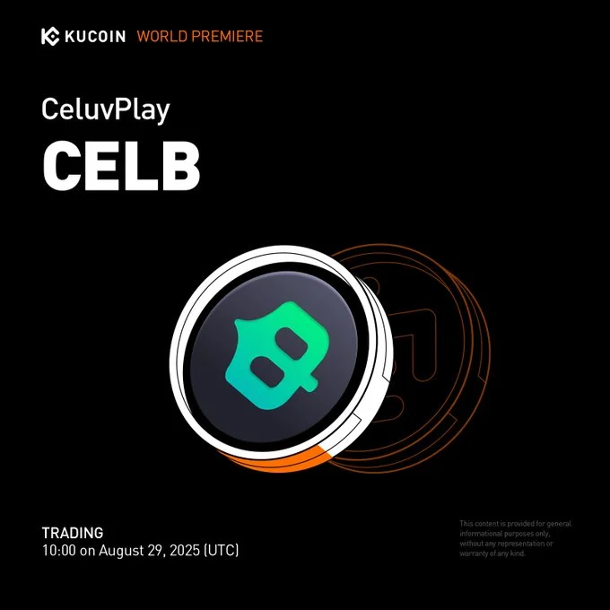 Celuvplay $Celb Launching On Kucoin August 29, 2025