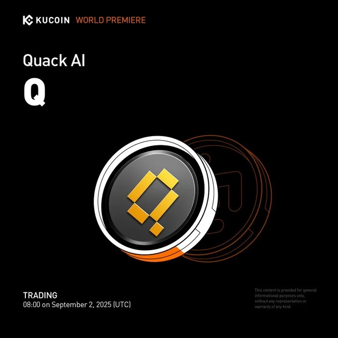 Quack Ai $Q Launches On Kucoin September 2, 2025-Bitrabo Quack Ai $Q Launches On Kucoin September 2, 2025
