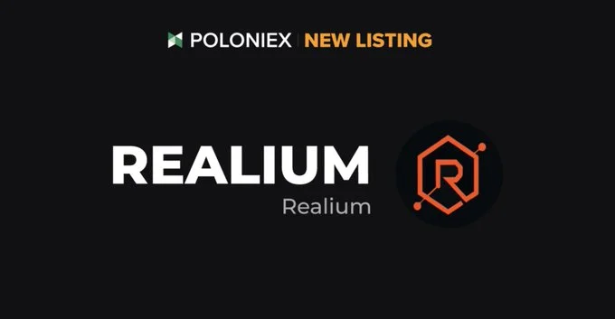 Realium $Realium Launching On Poloniex September 4, 2025