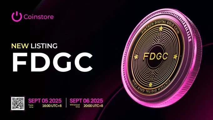$Fdgc Launching On Coinstore Exchange September 5, 2025