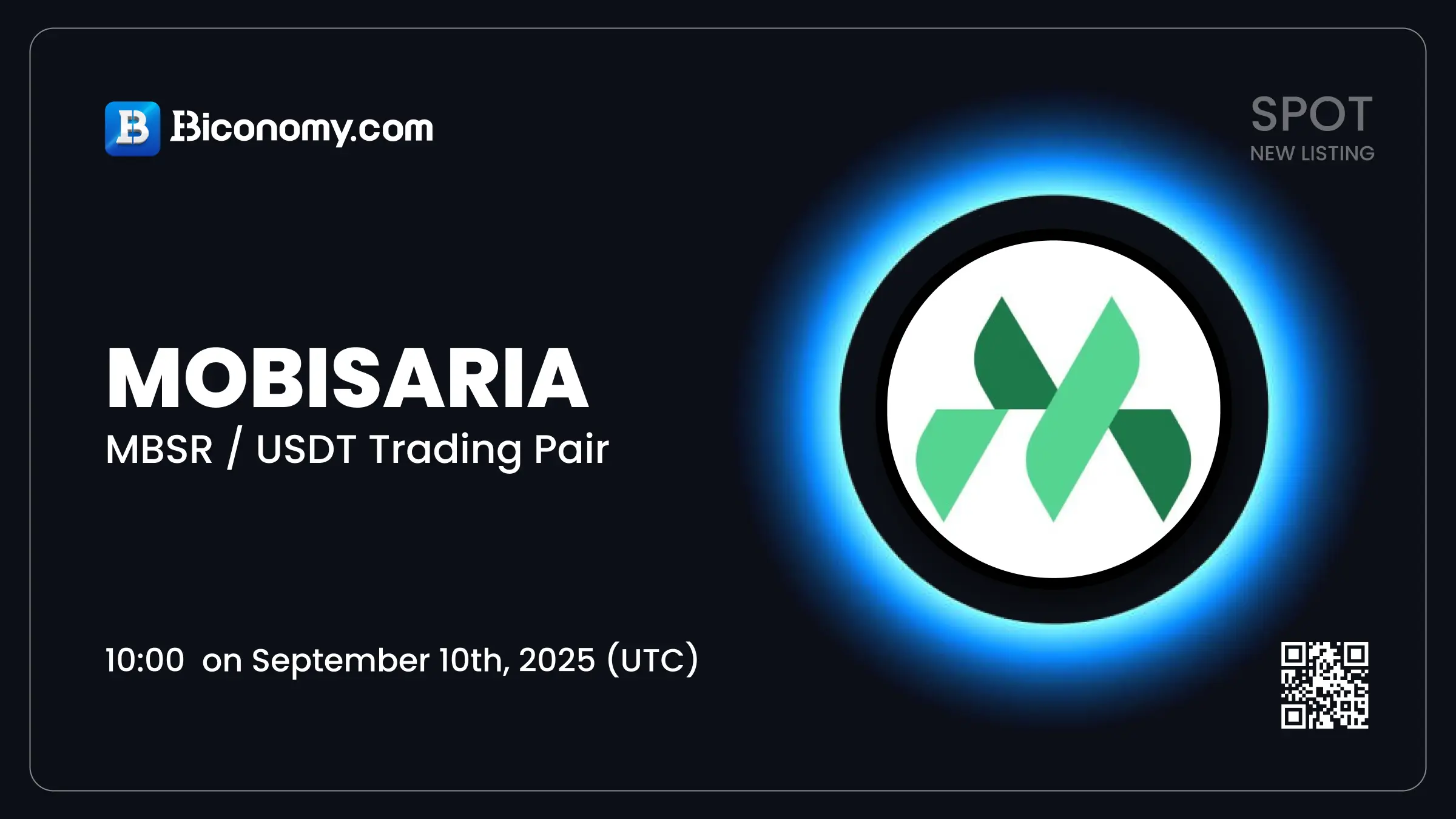 Mobisaria $Mbsr Joins Biconomy Exchange On September 10