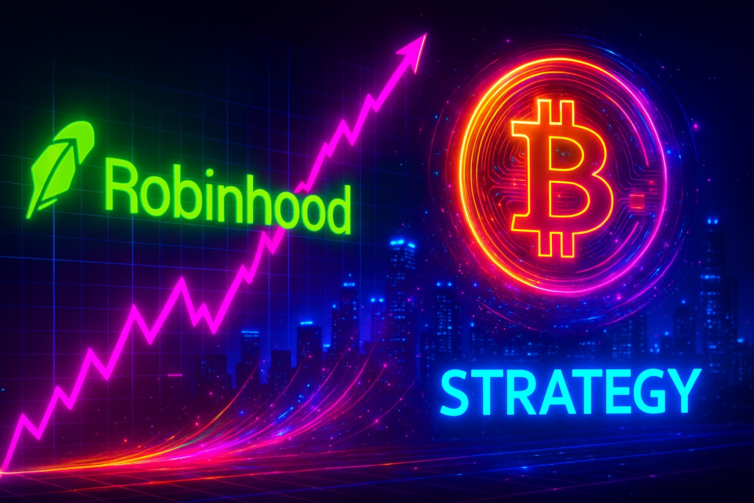 Robinhood Joins Bitcoin Surge, Strategy Boosts Btc Holdings