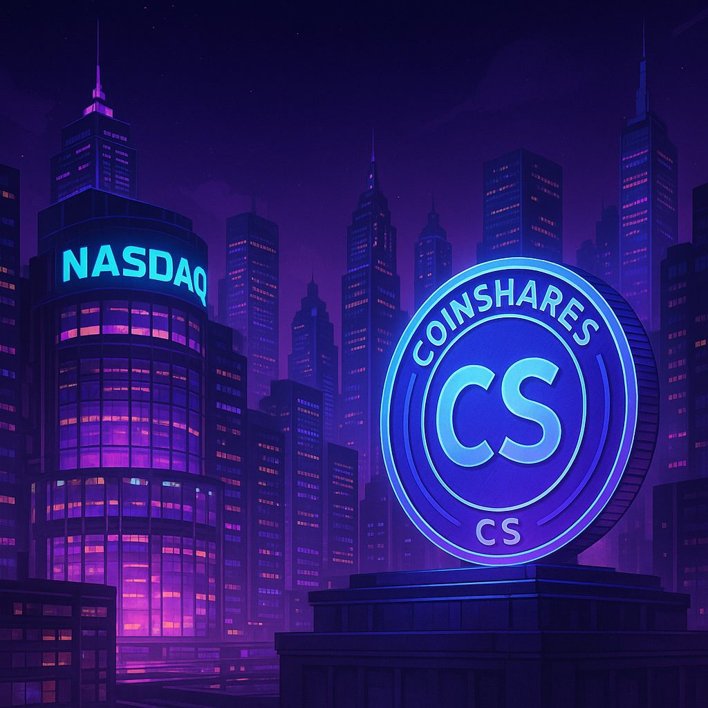 Coinshares Targets Wall Street: $1.2B Nasdaq Debut Awaits