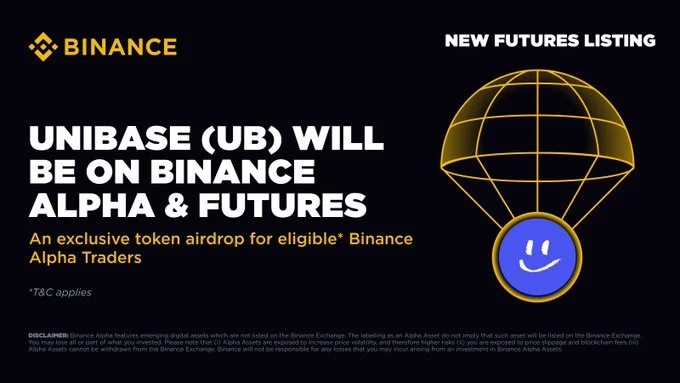 Unibase $Ub Launching On Binance September 12, 2025
