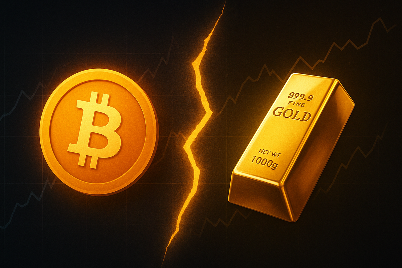 Bitcoin Breaks Free From Gold, Yet Long-Term Link Remains
