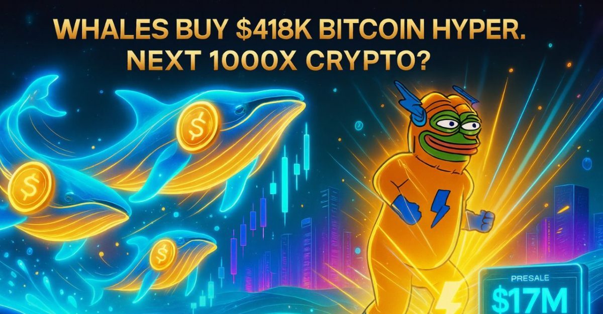 Whales Snap Up $418K Bitcoin In 18 Days As Presale Nears $17M