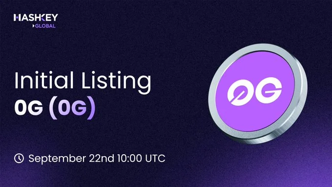 0G Launches On Hashkey Global: Don’t Miss The 22Nd!