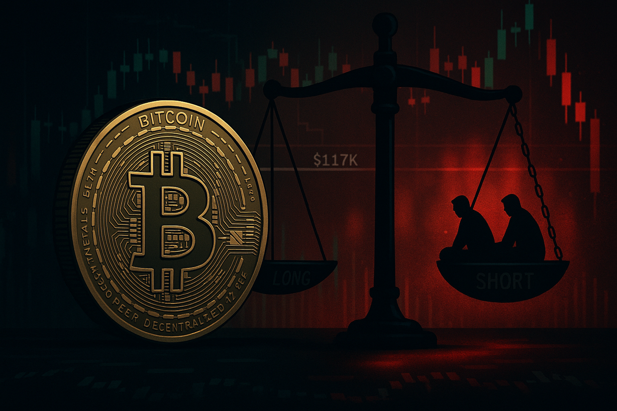 Bears Prevail As Shorts Surpass Longs By 485 Btc