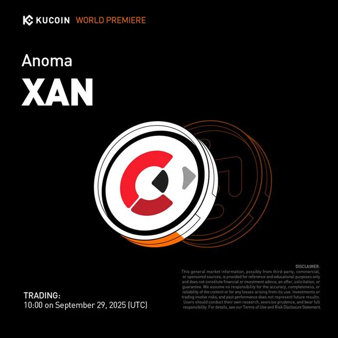 Anoma $Xan Launching On Kucoin: Mark Your Calendar!