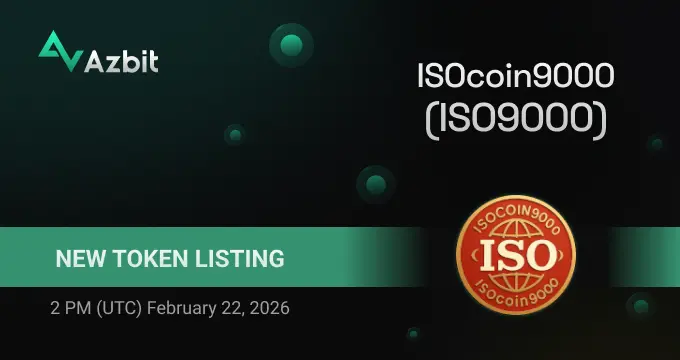 Isocoin9000 $Iso9000 Hits Azbit Exchange February 22-Bitrabo Isocoin9000 $Iso9000 Hits Azbit Exchange February 22
