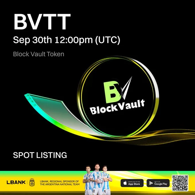 Block Vault Token $Bvtt Launching On Lbank September 30