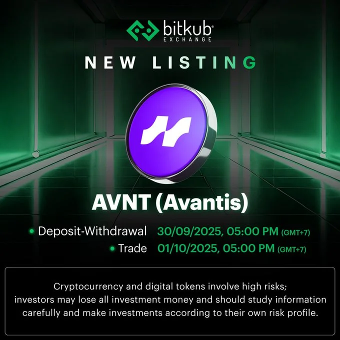 Avantis $Avnat Lists On Bitkub: Don’T Miss The Launch!