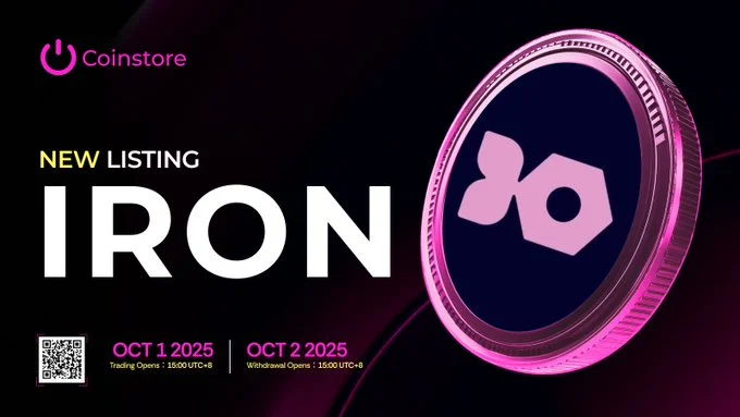 Iron Fish $Iron Launching On Coinstore Exchange Soon