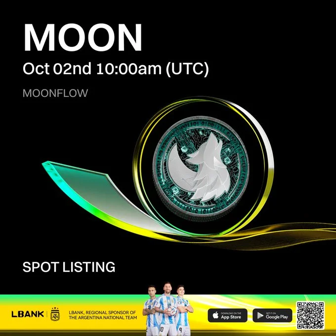Moonflow $Moon Listing On Lbank Exchange This October 2Nd