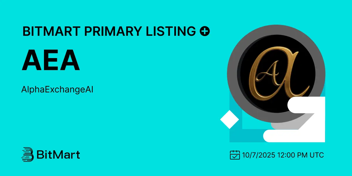 $Aea Launching On Bitmart: Don’T Miss The Action!