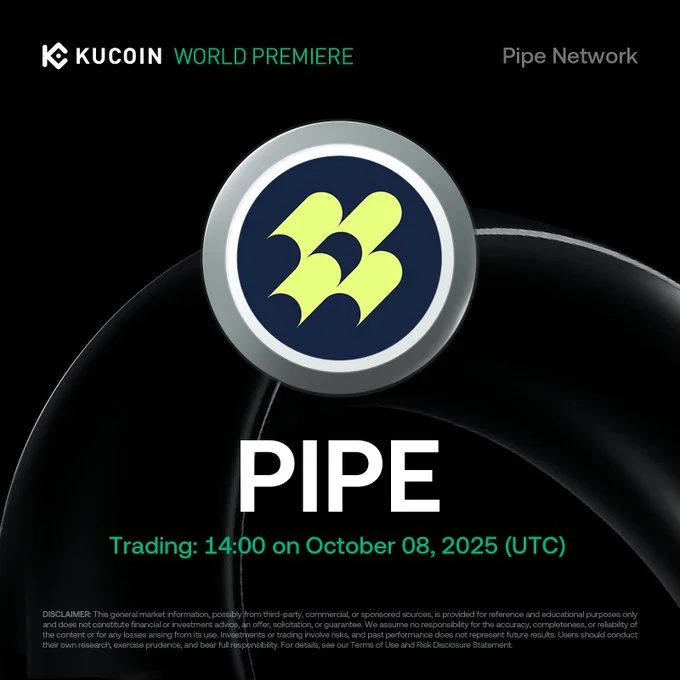 Pipe Network $Pipe Launching On Kucoin October 8, 2025-Bitrabo Pipe Network $Pipe Launching On Kucoin October 8, 2025