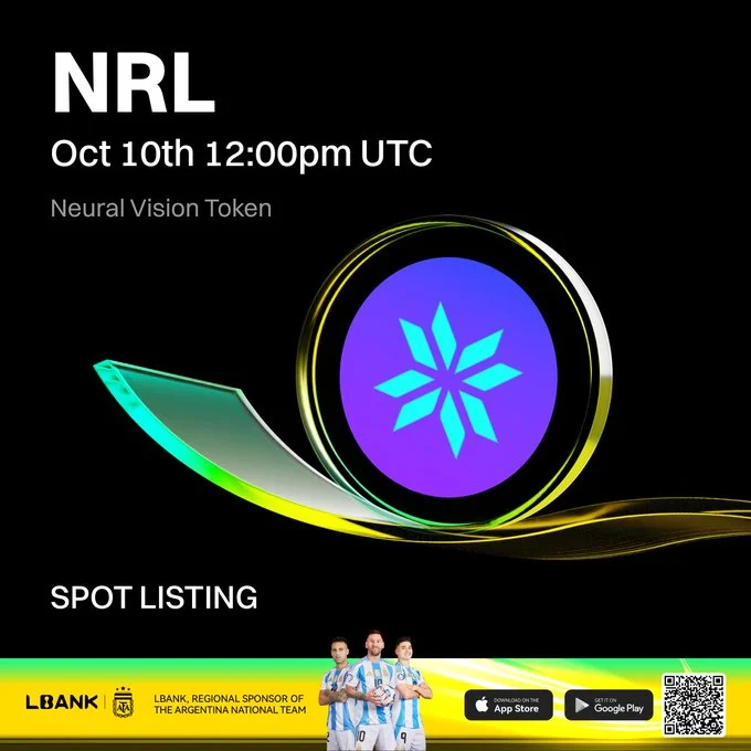 Neural Vision Token $Nrl Launches On Lbank October 10, 2025