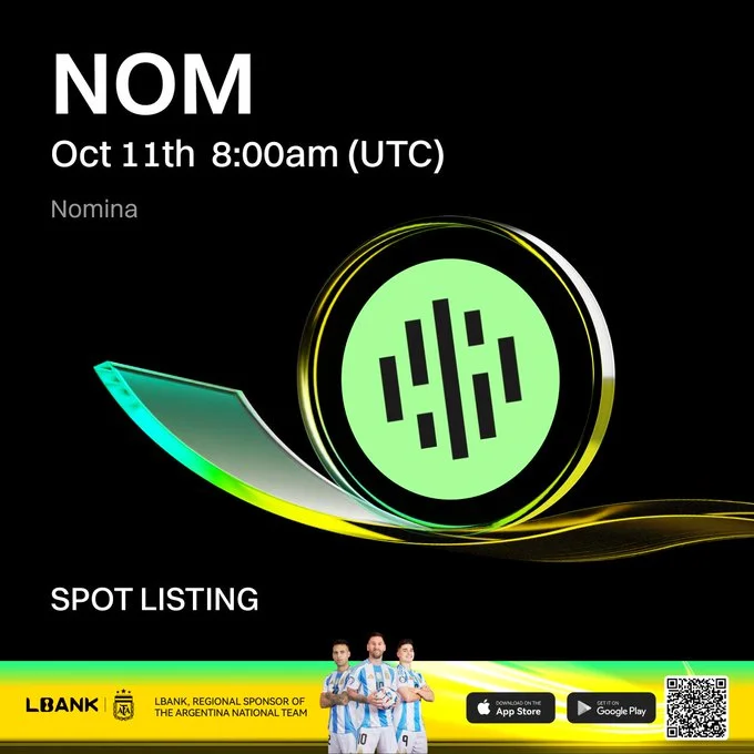 Nomina $Nom Launching On Lbank Exchange October 11, 2025