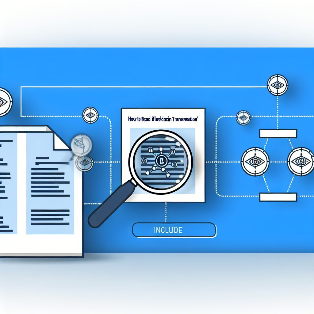 How To Read A Blockchain Transaction