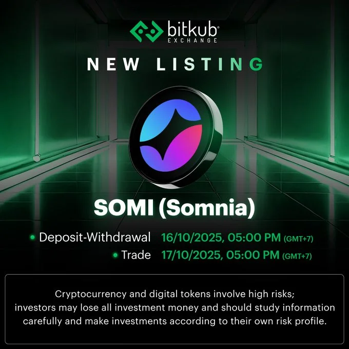 Somnia $Somi Launching On Bitkubu Exchange October 17