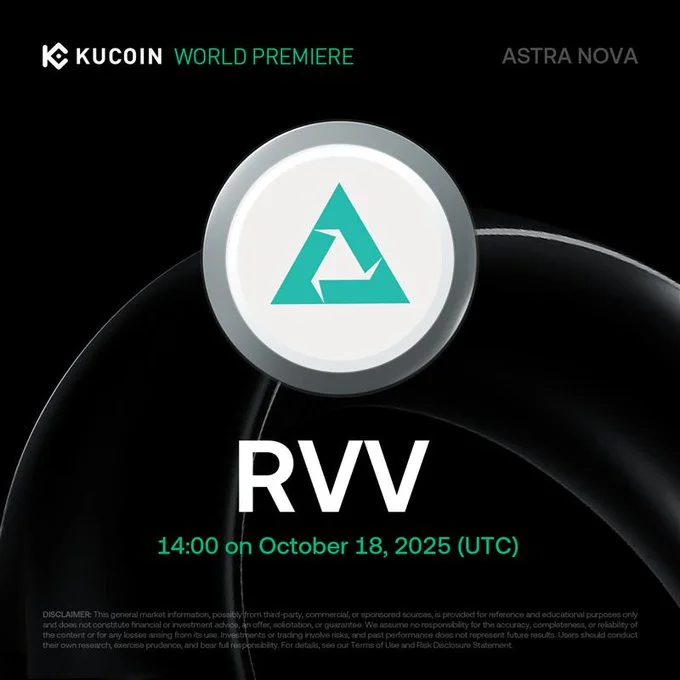 Astra Nova $Rvv Launching On Kucoin October 18, 2025