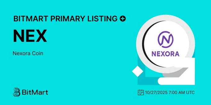 Nexora Coin $Nex Launching On Bitmart October 27, 2025